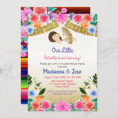 フィエスタフローラガールカップルシャワーパーティの招待状 招待状 (正面/裏面)