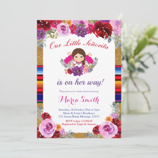 フィエスタフローラセニョリタがベビーシャワーに向かう 招待状 (スタンド正面)