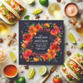 フィエスタフローラタコでカップルのシャワーを浴びよう 招待状