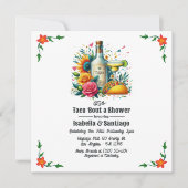 フィエスタフローラタコでカップルのシャワーを浴びよう 招待状 (正面)