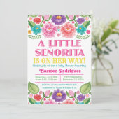 フィエスタフローラベビーシャワー招待状 招待状 (スタンド正面)