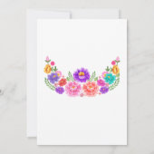 フィエスタフローラベビーシャワー招待状 招待状 (裏面)