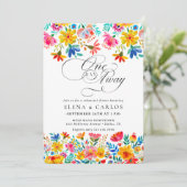 フィエスタフローラリハーサルディナー 招待状 (スタンド正面)