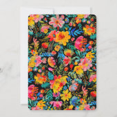 フィエスタフローラリハーサルディナー 招待状 (裏面)