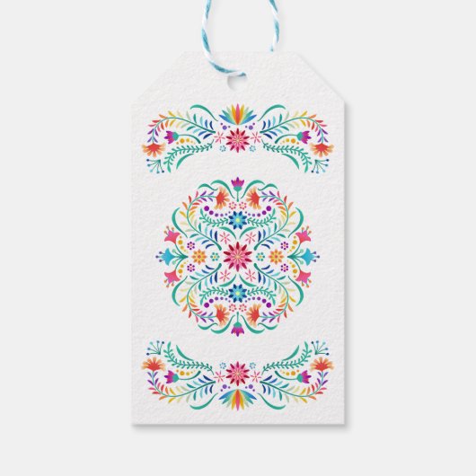 フィエスタフローラ誕生日結婚シャワーズサンキュー ギフトタグ (裏面)