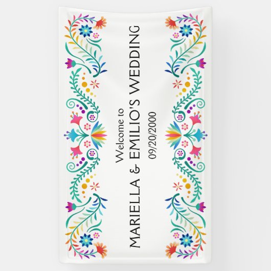 フィエスタフローラ誕生日結婚シャワーズ 横断幕 (縦)