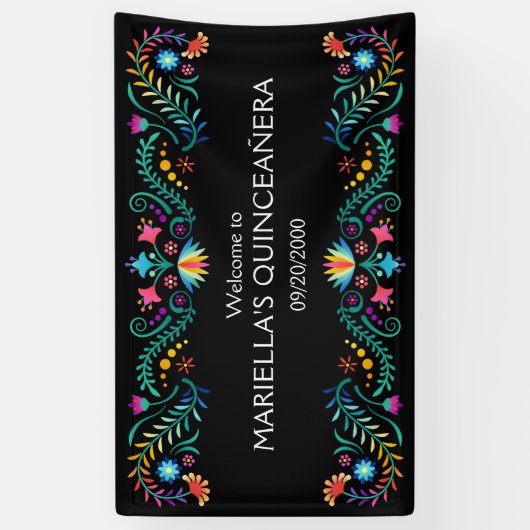 フィエスタフローラ誕生日結婚シャワーズ 横断幕 (縦)