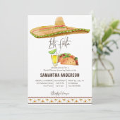 フィエスタブライダルシャワータコスとテキーラ 招待状 (スタンド正面)