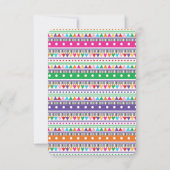 フィエスタブライダルシャワー/シエスタメキシコのための時間なし 招待状 (裏面)