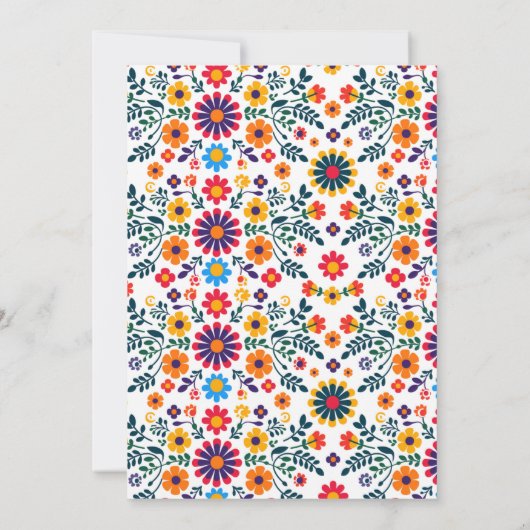 フィエスタブライダルシャワー 招待状 (裏面)