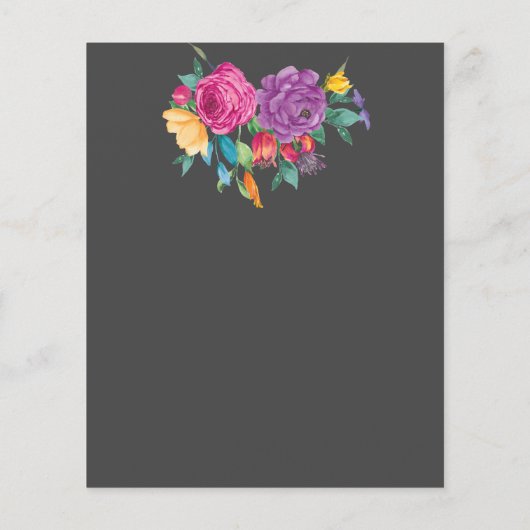 フィエスタブライトフラワーフローラベビーシャワー (裏面)