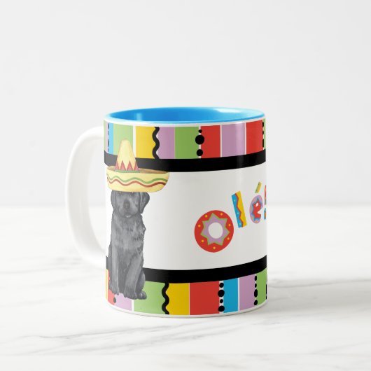 フィエスタブラックラボ ツートーンマグカップ (正面左)