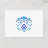 フィエスタブルーおむつラッフルベビーシャワー エンクロージャーカード (裏面)