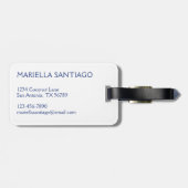 フィエスタブルー ラゲッジタグ (裏面横)