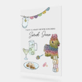 フィエスタベビーシャワーウェルカム アクリルサイン (傾斜)