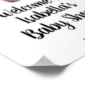 フィエスタベビーシャワーサイン、ベビーフィエスタデコレーション ポスター (角)