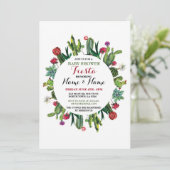 フィエスタベビーシャワーサボートガールボーイメキシコ招待状 招待状 (スタンド正面)