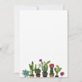 フィエスタベビーシャワーサボートガールボーイメキシコ招待状 招待状 (裏面)