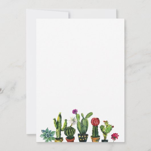 フィエスタベビーシャワーサボートガールボーイメキシコ招待状 招待状 (裏面)