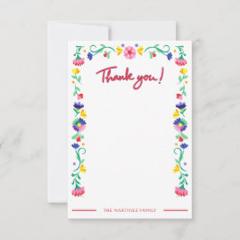 フィエスタベビーシャワーサンキューカード サンキューカード