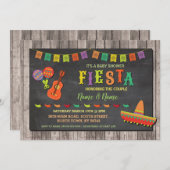 フィエスタベビーシャワーメキシコパーティー招待状 招待状 (正面/裏面)