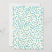 フィエスタベビーシャワー招待状ホリーグアカモールパーティー 招待状 (裏面)