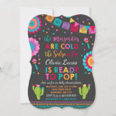 フィエスタベビーシャワー招待状メキシコベビーシャワー 招待状 (正面)