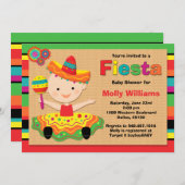 フィエスタベビーシャワー招待状 招待状 (正面/裏面)