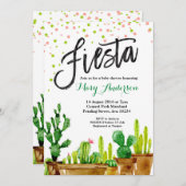 フィエスタベビーシャワー招待状 招待状 (正面/裏面)