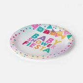 フィエスタベビーシャワー紙プレートメキシコベビーシャワー ペーパープレート (アングル)