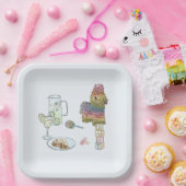 フィエスタベビーシャワー ペーパープレート (パーティー)