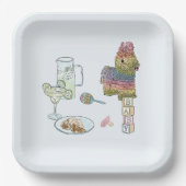 フィエスタベビーシャワー ペーパープレート (正面)