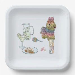 フィエスタベビーシャワー ペーパープレート