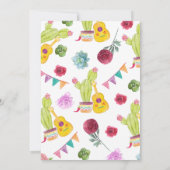 フィエスタベビーシャワー 招待状 (裏面)