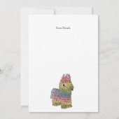 フィエスタベビーシャワー 招待状 (裏面)