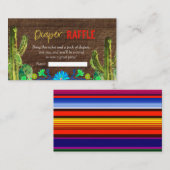 フィエスタベビームチャチョベビーシャワーおむつラッフル エンクロージャーカード (正面/裏面)