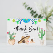 フィエスタベビームチャチョベビーシャワーサンキューカード サンキューカード (スタンド正面)