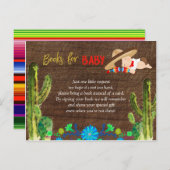 フィエスタベビームチャチョベビーシャワーブックスベビー インビテーションポストカード (正面/裏面)