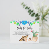 フィエスタベビームチャチョベビーシャワーブックスベビー インビテーションポストカード (スタンド正面)