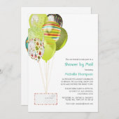 フィエスタベビー又はブライダルシャワーバイメール 招待状 (正面/裏面)