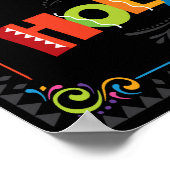 フィエスタホラパーティーサインプリント ポスター (角)