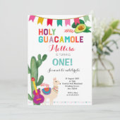 フィエスタホーリーグアカモレ誕生日ガールガールまたは少年 招待状 (スタンド正面)