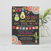 フィエスタホーリーグアカモールベビーシャワー招待状メキシコ 招待状 (スタンド正面)