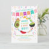 フィエスタホーリーグアカモールベビーシャワー招待状 招待状 (スタンド正面)
