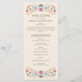 フィエスタボホ結婚式 プログラム (正面)