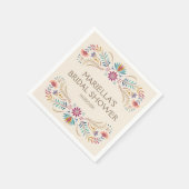 フィエスタボホ誕生日シャワ結婚ーズ スタンダードカクテルナプキン (角)