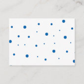 フィエスタボーイベビーシャワーおむつラッフルチケット エンクロージャーカード (裏面)