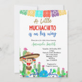 フィエスタボーイベビーシャワー招待状ボーイ 招待状 (正面)