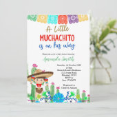 フィエスタボーイベビーシャワー招待状ボーイ 招待状 (スタンド正面)