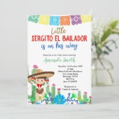 フィエスタボーイベビーシャワー招待状ボーイ 招待状 (スタンド正面)